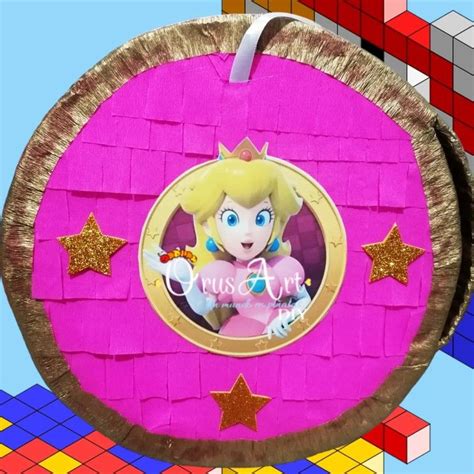 Piñata Dulcero Peaches Mario Bros En 2023 Piñata De Princesa Fiesta Princesa Peach Fiesta