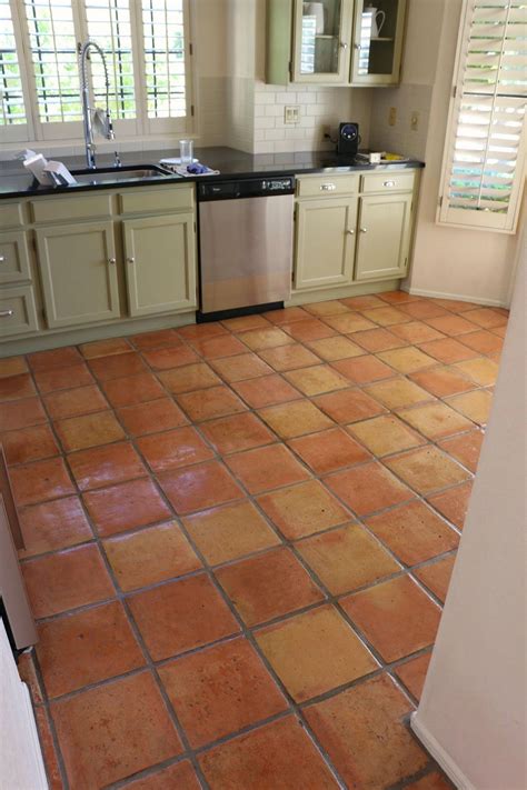 Orange Floor Tiles Kitchen Flooring Ideas