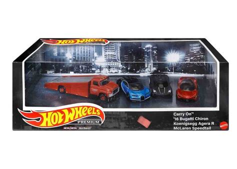 Hot Wheels Supercars Bugatti Chiron Koenigsegg Agera McLaren Speedtail