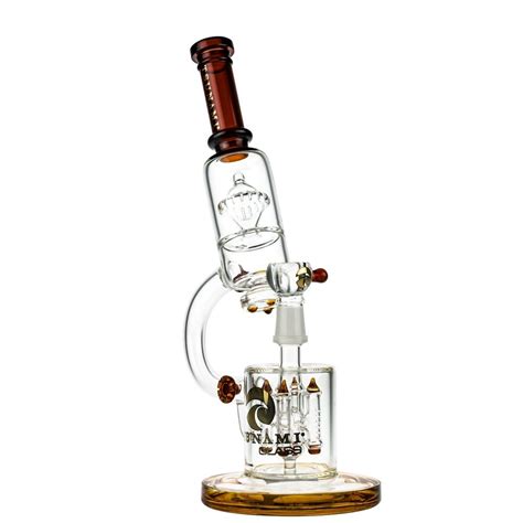 14 Microscope Glass Water Bong Glass Water Pipe With Rocket Perc And