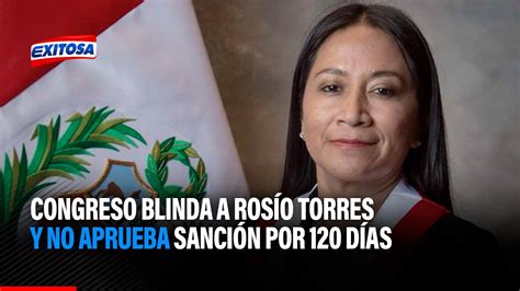 Congreso blinda a Rosío Torres y no aprueba sanción por 120 días