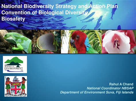 Ppt National Biodiversity Strategy And Action Plan Convention Of