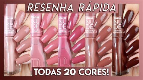 Cole O De Esmaltes Nude Da Dailus Todas As Cores Resenha R Pida