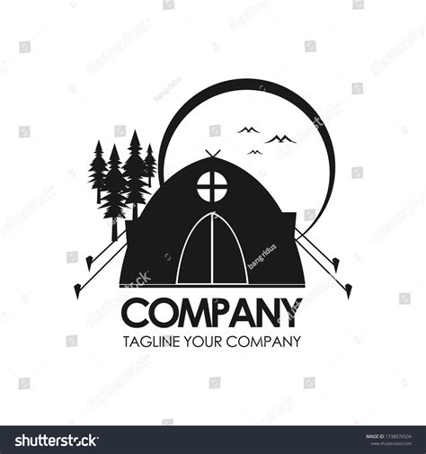 Happy Camper Logo Design Vector Stock Vector (Royalty Free) 1738076504 | Shutterstock