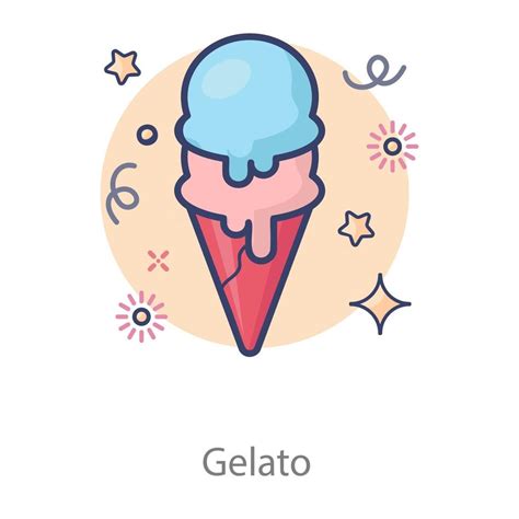 Gelato Ice Cream Vector Art At Vecteezy