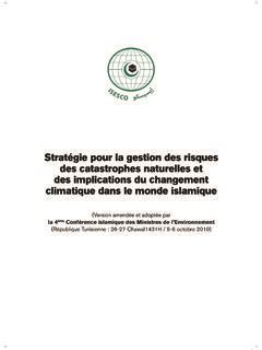 Stratégie pour la gestion des risques des catastrophes strat 233