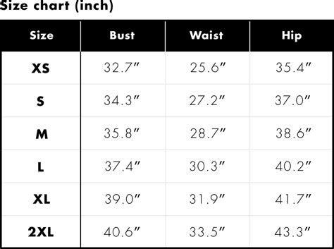 sizing guide – Cider