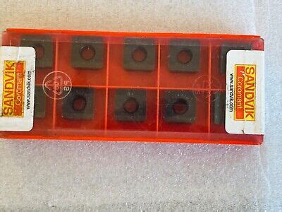 Box Pcs Sandvik N A E Km Carbide Inserts Ebay