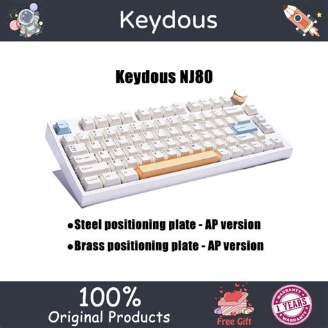 Keydous Nj Mechanical Keyboard Bluetooth G Three Connection Hot Plug Shopee Malaysia