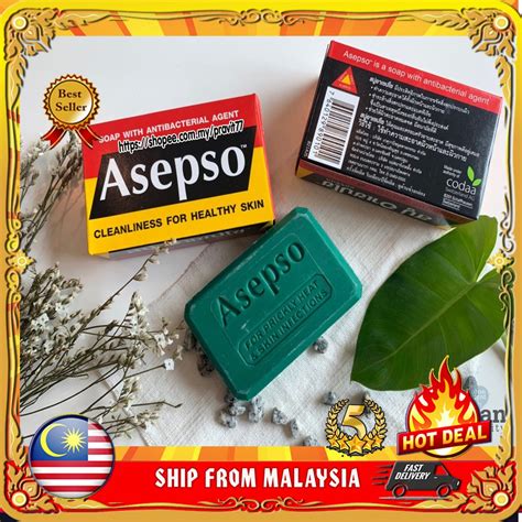 Asepso Soap Original Skin Antiseptic Itching Allergy Asepso