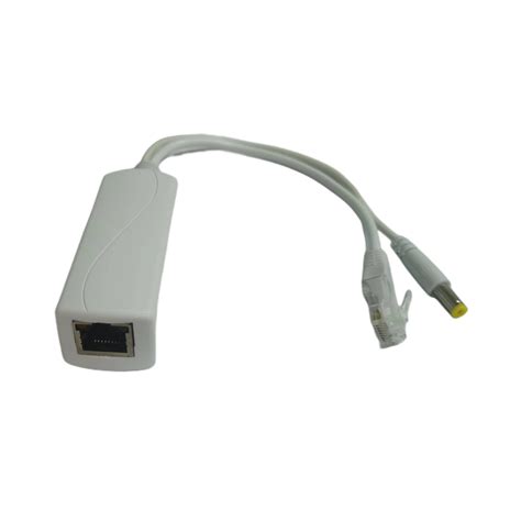 Free Sample Poe Splitter Power Over Ethernet Rj45 Adapter 48v To 12v 10/100mbps Poe Splitter For ...