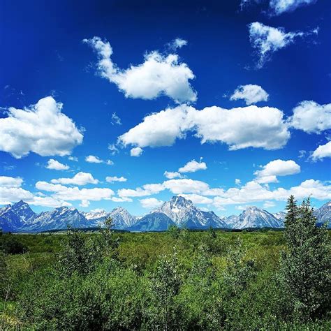 Grand Tetons Mountain Range Clouds You Can Visit Our Trave Flickr