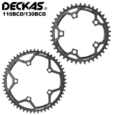 DECKAS 110BCD 130BCD Crown Chainring Narrow Wide Round Chain Ring 36T