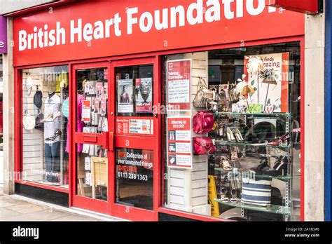 The British Heart Foundation Charity Shop In Morley Leeds West