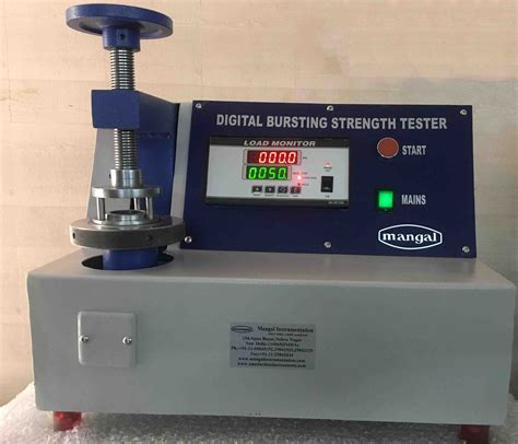 Digital Bursting Strength Tester Grade High Volts Id