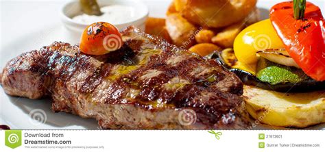 Sirloin Steak Grilled stock image. Image of grilling - 27673601