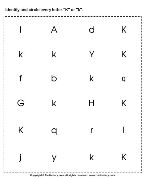 Uppercase And Lowercase K