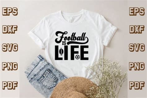 Football is Life Svg, Football Svg Graphic by Svg Design Hub · Creative ...