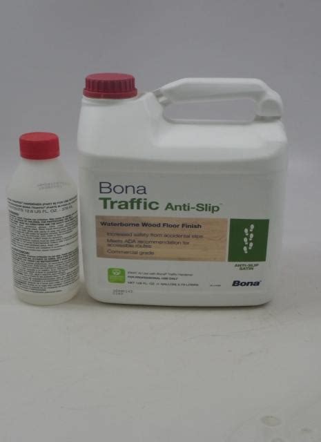 Bona Traffic Waterborne Wood Floor Finish Anti Slip Satin Gallon