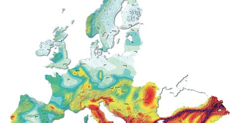 Seismic Map Of Europe United States Map