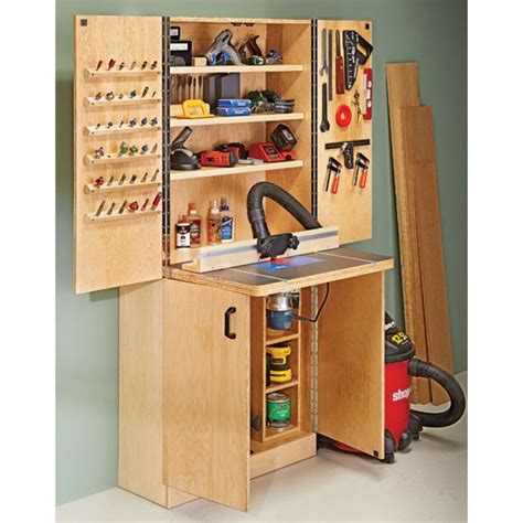 Woodsmith Router Table Wall Cabinet Plans Woodpeckers