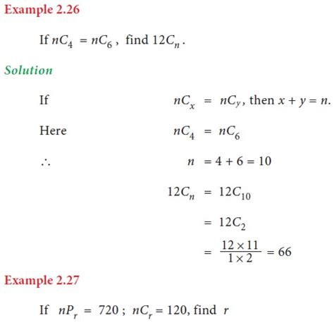 Combinations - Definition, Formula, Solved Example Problems, Exercise ...