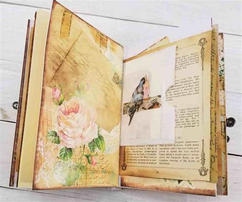 5 Junk Journal Page Ideas - Compass and Ink