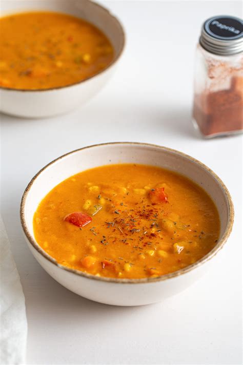 Vegan Sweet Potato Corn Chowder Running On Real Food