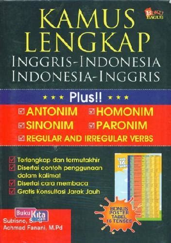 Buku Kamus Lengkap Inggris-indonesia, Indonesia-inggris | Bukukita