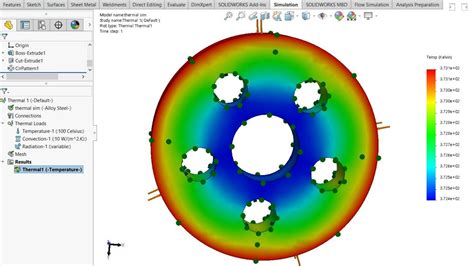 Solidworks Tutorials Thermal Simulation YouTube