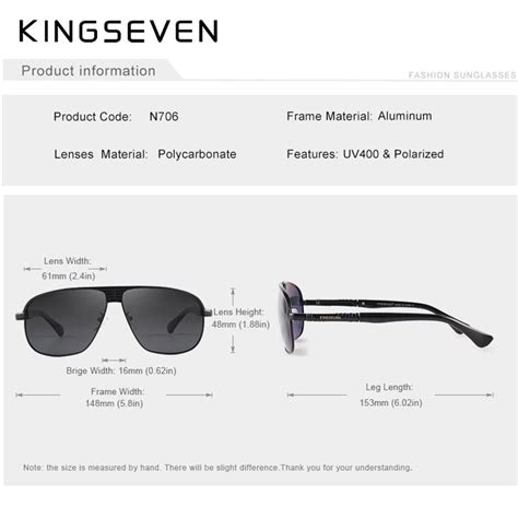 Buy Kingseven Retro Unisex Aluminum Magnesium Mens Sunglasses Polarized