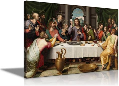 Buy Leonardo Da Vinci The Last Supper Picture Of Jesus Christ Wall Art