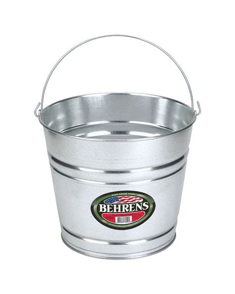 Behrens Gs Galvanized Steel Pail Quart Walmart