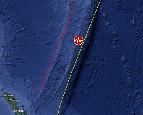 Shallow M Earthquake Hits Kermadec Islands New Zealand The Watchers