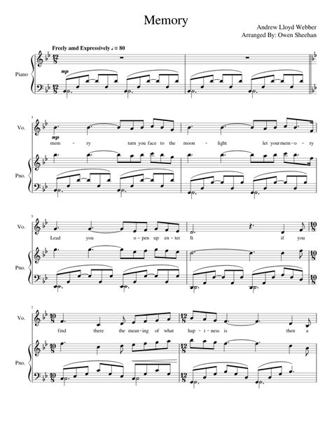 Memory Cats Sheet Music Memory Cats Sheet D3 Digital Plasaproduk