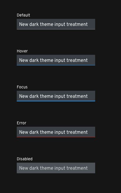 Form Input Background Color In Dark Mode · Issue 1647 · Patternfly