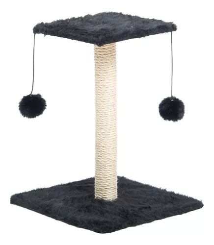 Arranhador Gatos Duplo Bolinha Poste Sisal Pet Quadrado MercadoLivre