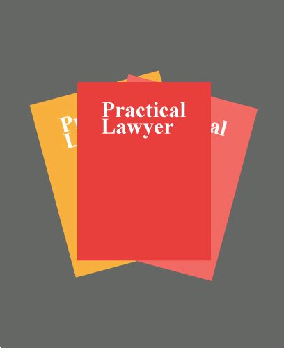 Practical Lawyer Digital Edition [annual Subscription]