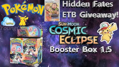 Cosmic Eclipse Booster Box Opening Pokemon Tcg Free Pack Giveaway