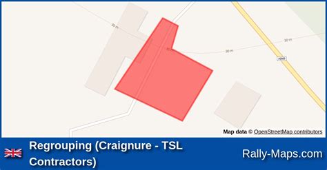 Regrouping Craignure TSL Contractors Stage Map Mull Rally 2023