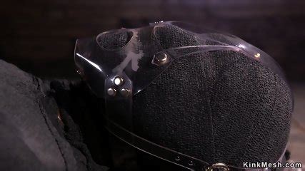 Mummified Brunette Gets Hard Flogged