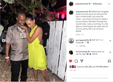 Popcaan Posts With Toni Ann Amidst Ex Girlfriend Drama See Posts