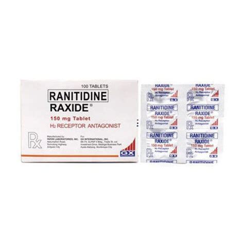 Zap It Raxide 150mg Tablet Ranitidine