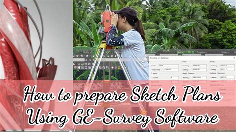 Prepare Sketch Plans Ge Survey Survey Plans Autocad Tutorial Youtube