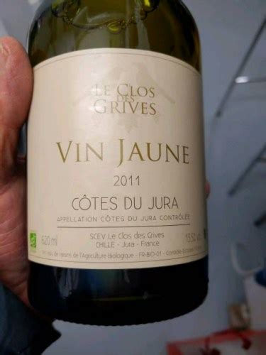 Le Clos Des Grives Vin Jaune C Tes Du Jura Vivino Us