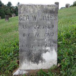 George Washington Jones Find A Grave Memorial