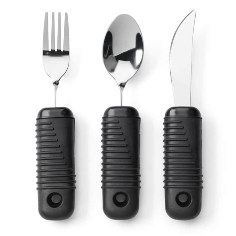 Mars Wellness Weighted Utensils Set 3 Piece Heavy Duty Stainless