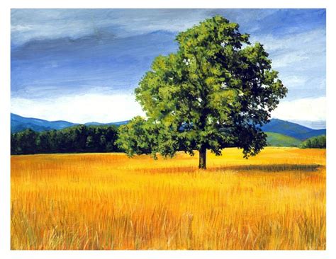 Un Arbre Peinture Par Dhlouis Artmajeur