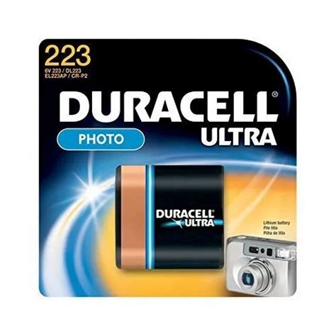 Crp2 223 Duracell Ultra Lithium Battery Battery Capacity 1400mah