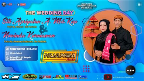 Live Stream Wedding Siti Kurniawan Campursari Nuansa Music Cahaya